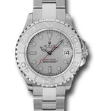 Rolex Steel and Platinum Lady Yacht-Master 29 Watch - Platinum Dial - 169622