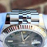 Rolex Datejust Wimbledon Fluted Bezel Jubilee 41mm 2024 126334 WARRANTY (2)