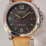 Panerai Luminor Marina 1950 3 Days Automatic PAM00351 PAM351 44mm Brown Dial Full Set WARRANTY