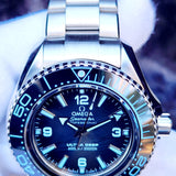 Omega Seamaster Ultra Deep Planet Ocean 6000M 215.30.46.21.03.002 45.5mm Summer Blue Dial Full Set WARRANTY