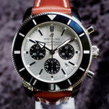 Breitling Superocean Heritage II Chronograph B01 AB0162121G1S1  44mm Silver Dial Full Set WARRANTY