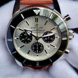 Breitling Superocean Heritage II Chronograph B01 AB0162121G1S1  44mm Silver Dial Full Set WARRANTY
