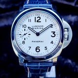 Panerai Luminor Marina PAM00113 PAM113 44mm White Dial Full Set WARRANTY