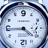 Panerai Luminor Marina PAM00113 PAM113 44mm White Dial Full Set WARRANTY