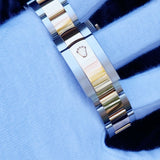 Rolex Datejust Smooth Bezel Steel/Yellow Gold Gold Motif Dial Oyster Bracelet 126303 41mm Gold Dial Full Set WARRANTY