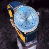 Breitling Navitimer Automatic GMT 41 A32310171C1P1 41mm Ice Blue Dial Full Set WARRANTY