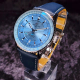 Breitling Navitimer Automatic GMT 41 A32310171C1P1 41mm Ice Blue Dial Full Set WARRANTY