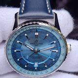 Breitling Navitimer Automatic GMT 41 A32310171C1P1 41mm Ice Blue Dial Full Set WARRANTY