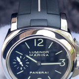 Panerai Luminor Marina Acciaio PAM00111  PAM0111 44mm Black Dial Set WARRANTY