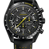 Omega Speedmaster Moonwatch Chronograph "Dark Side of the Moon" Apollo 8 - 44.25 mm Black Ceramic Case - Black Dial - Perforated Black Leather Strap - 311.92.44.30.01.001