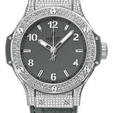 Hublot Big Bang Earl Gray Pave Watch-361.ST.5010.LR.1704