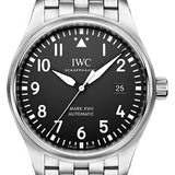 IWC Pilot's Watch Mark XVIII - 40.0 mm Stainless Steel Case - Black Dial - Steel Bracelet - IW327015