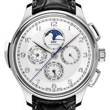 IWC Portugieser Grande Complication Limited Edition of 250 Watch - 45.0 mm Platinum Case - Silver Dial - Black Alligator Strap - IW377601