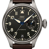 IWC Big Pilot's Watch Heritage - 46.2 mm Titanium Case - Black Dial - Brown Calfskin Strap - IW501004
