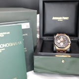 Audemars Piguet Royal Oak Offshore Chronograph Black Rose Gold Black Ceramic 26401RO.OO.A002CA.01 44mm Black/White Dial  Full Set WARRANTY
