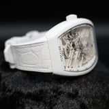 Franck Muller Vanguard Seven Days V45 S6 SQT TT BC BC SPE 45mm Titanium Skeleton Dial Full Set WARRANTY