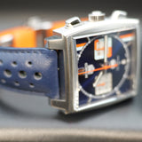 Tag Heuer Monaco Gulf CBL2115.FC6494 39MM Blue Dial Full Set WARRANTY
