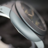 Panerai Luminor 1950 3 Days Gmt Automatic Black Dial Ceramic PAM01438 PAM1438 44MM  Ceramic Black Dial Full Set WARRANTY