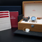 Omega Summer Blue Aqua Terra Seamaster 220.10.41.21.03.005 41MM Steel Blue Dial Full Set WARRANTY