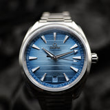 Omega Summer Blue Aqua Terra Seamaster 220.10.41.21.03.005 41MM Steel Blue Dial Full Set WARRANTY