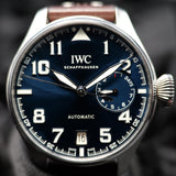 IWC Big Pilot "Le Petit Prince" IW500908 46MM Blue Sunburst Dial Full Set WARRANTY