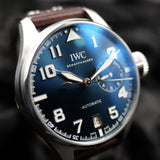 IWC Big Pilot "Le Petit Prince" IW500908 46MM Blue Sunburst Dial Full Set WARRANTY
