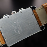 Cartier Tank Americaine Chronograph 2312 26MM x 45MM White Gold While Dial Full Set WARRANTY