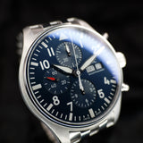 IWC Pilot’s Watch Chronograph Edition “Le Petit Prince” IW377717 43MM Steel Blue Dial Full Set WARRANTY