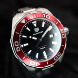 TAG Heuer Aquaracer WAY101B.BA0746 43MM Black Dial Full Set WARRANTY