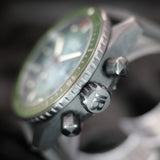 Fifty Fathoms Bathyscaphe Chronographe Flyback 5200-0153-B52A 43MM Green Dial Full Set WARRANTY