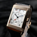 Jaeger-LeCoultre Reverso 26MM 270.2.36 26x42MM Yellow Gold White Dial Full Set WARRANTY