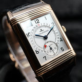 Jaeger-LeCoultre Reverso 26MM 270.2.36 26x42MM Yellow Gold White Dial Full Set WARRANTY
