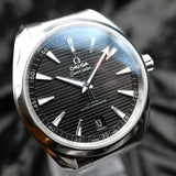 Omega Seamaster Aqua Terra 220.10.41.21.01.001 41MM Black Dial Full Set WARRANTY