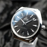 Omega Seamaster Aqua Terra 220.10.41.21.01.001 41MM Black Dial Full Set WARRANTY