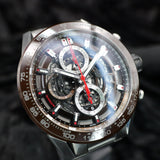 Tag Heuer Carrera Skeleton Dial Chronograph CAR201U.BA0766 43MM Skeleton Dial Full Set WARRANTY