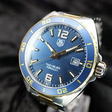 TAG Heuer Formula 1 WAZ1120.BB0879 41MM Steel, Gold Blue Dial box and instructions WARRANTY