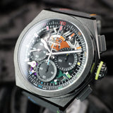 Zenith Defy 21 Chroma Ii 49.9013.9004/21.R952 44MM Ceramic Black Dial Full Set WARRANTY