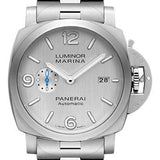 Panerai Luminor Marina - 44mm - Brushed Steel - Silver Vertical Brushed Dial - PAM00978