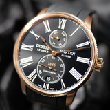 Ulysse Nardin Marine Torpilleur Rose Gold 1182-310-3/42 42mm Black Dial WARRANTY