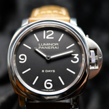 Panerai Luminor Base 8 Days PAM00560 PAM560 44MM Black Dial Full Set WARRANTY