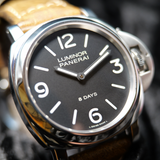 Panerai Luminor Base 8 Days PAM00560 PAM560 44MM Black Dial Full Set WARRANTY