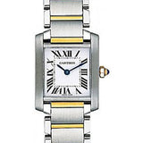 Cartier Tank Francaise Watch - Small Steel And Yellow Gold Case - W51007Q4