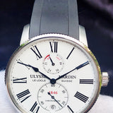 Ulysse Nardin Marine Torpilleur 1183-310-3/40 42mm White Dial Full Set WARRANTY