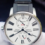 Ulysse Nardin Marine Torpilleur 1183-310-3/40 42mm White Dial Full Set WARRANTY