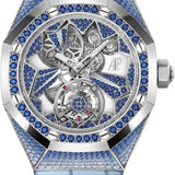 Audemars Piguet Royal Oak Concept Flying Tourbillon White Gold Sapphires Alligator 38.5mm Leather Strap | 26227BC.SS.D314CR.01