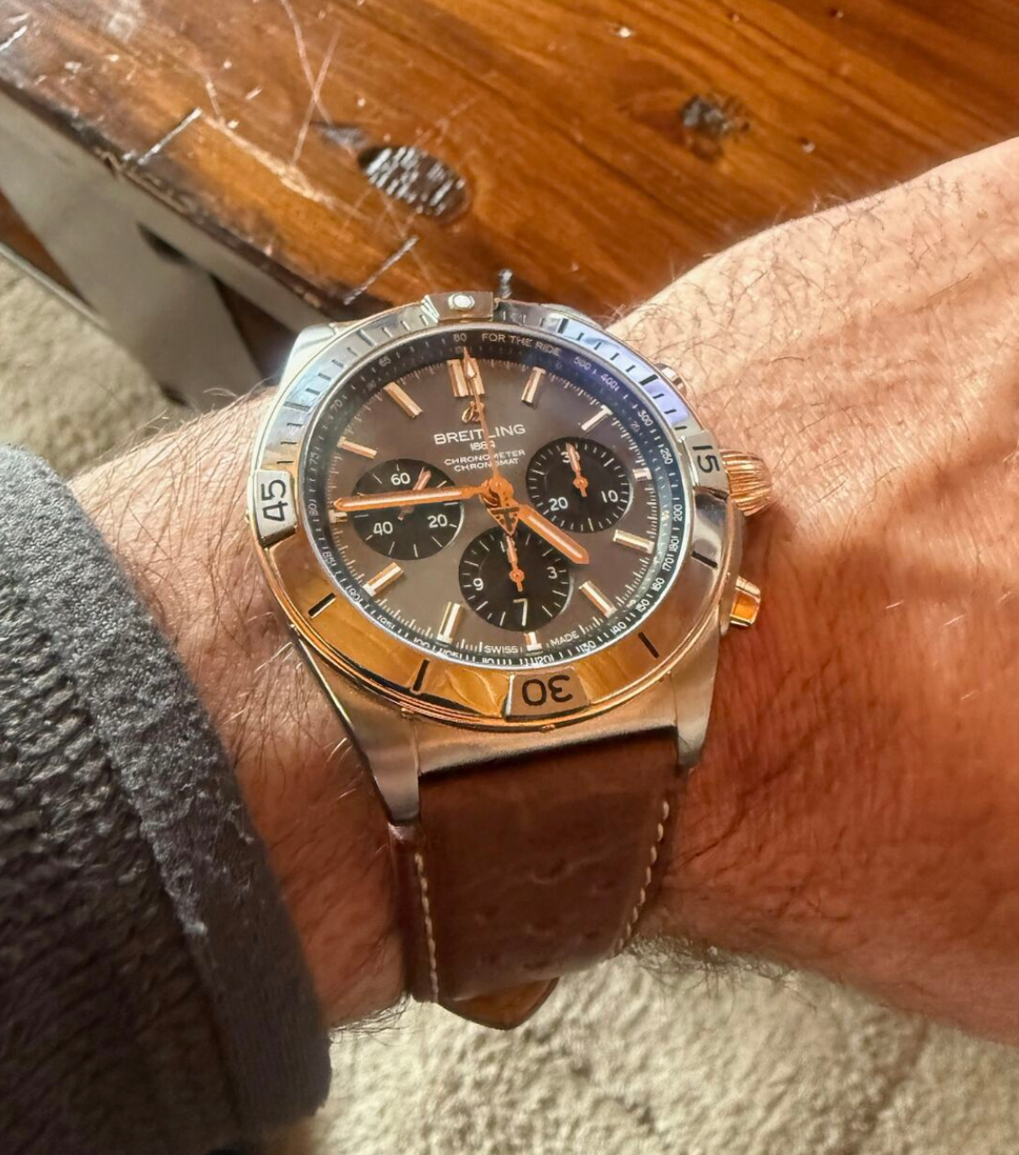 The Breitling boutique staff laughed at our client.