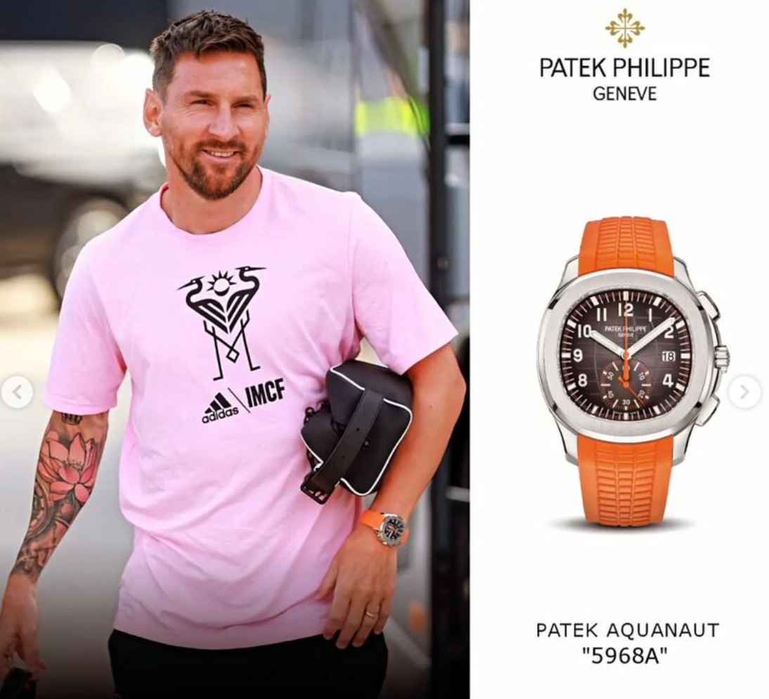 Lionel Messi made 140% on a watch.