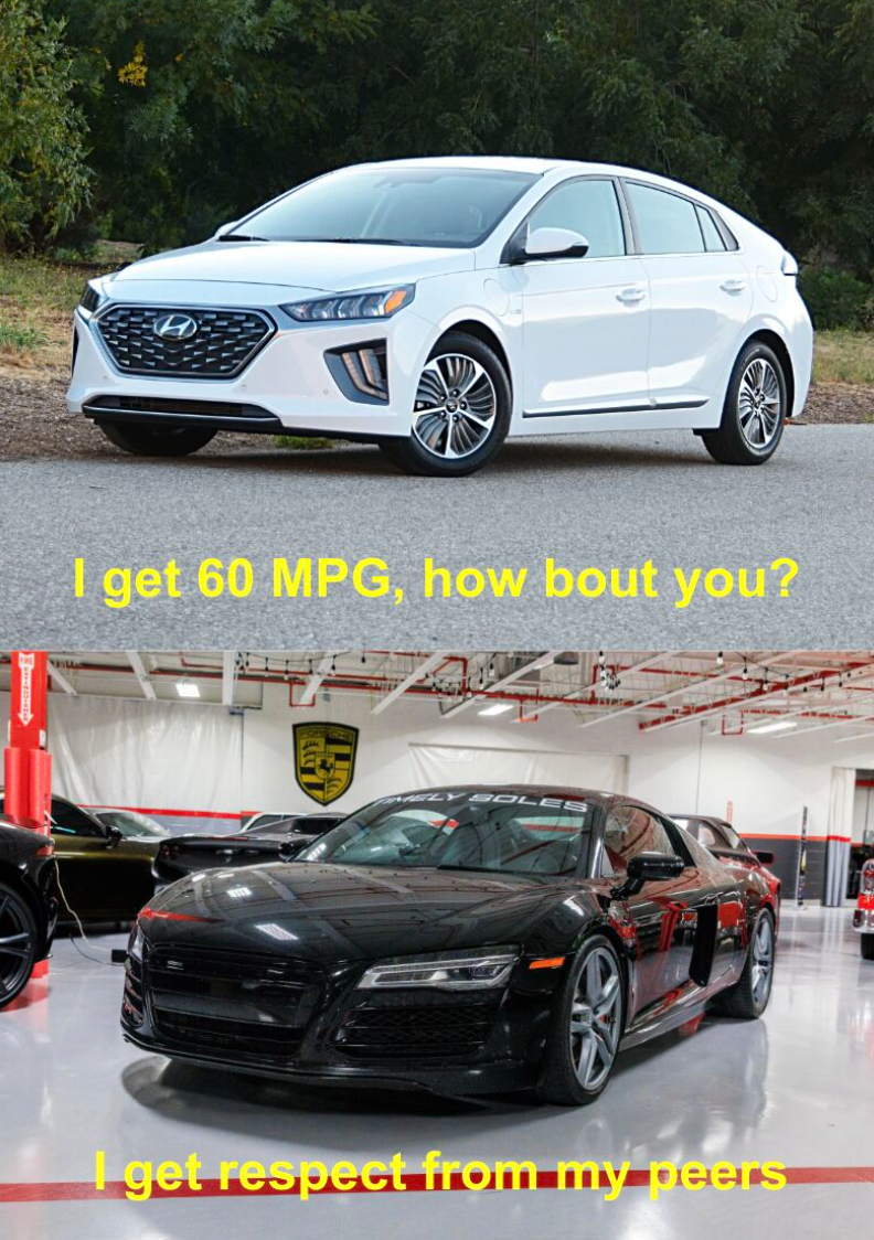Some people optimize for MPG. Others optimize for experience.
