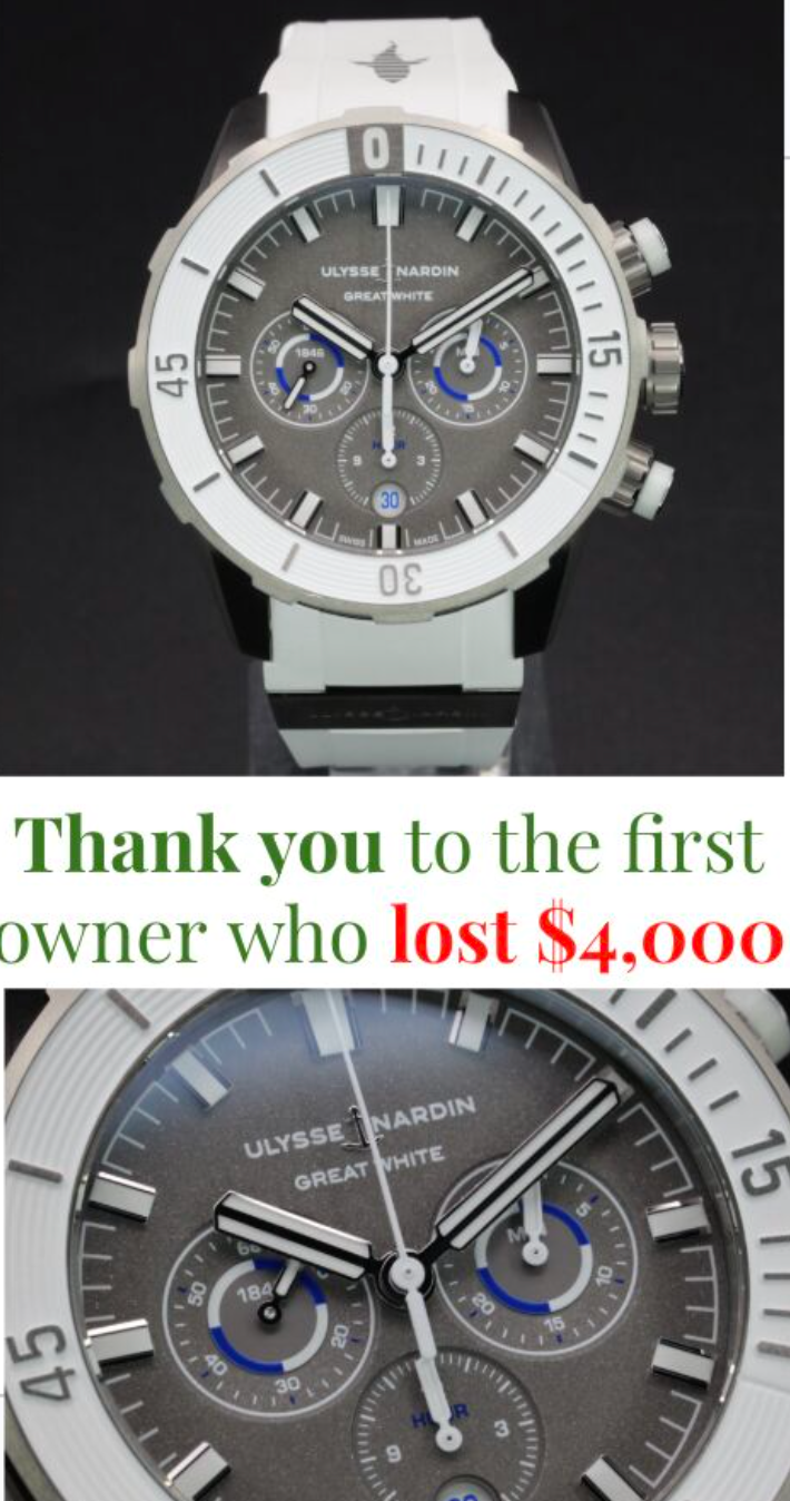 Thank you to the first owner who lost $4,000.