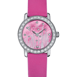 Blancpain Ladybird Ultraplate Pink Mother of Pearl Satin Diamond Ladies Watch - 0062 1954G 52A